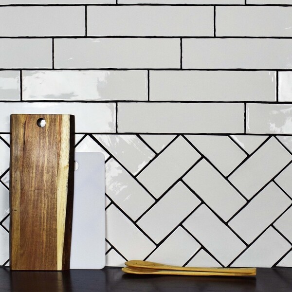 Somertile 3x6 Inch Gloucester Bianco Ceramic Wall Tile 16 Tiles 2 Somertile 3x6 Inch Gloucester Bianco Ceramic Wall Tile 16 Tiles 2 Sqft