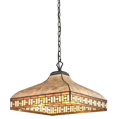 Crimson Indoor 3-light Java Bronze Pendant