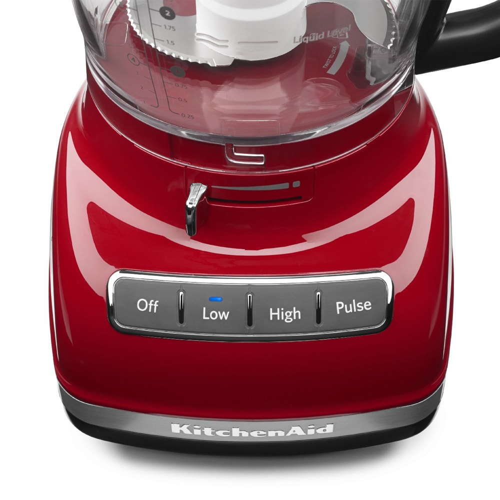 KitchenAid KFP1466ER Empire Red 14-cup Food Processor with Commercial-style  Dicing Kit - Bed Bath & Beyond - 9246150