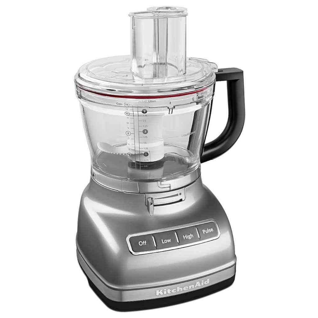 KitchenAid KFP1466ER Empire Red 14-cup Food Processor with Commercial-style Dicing Kit