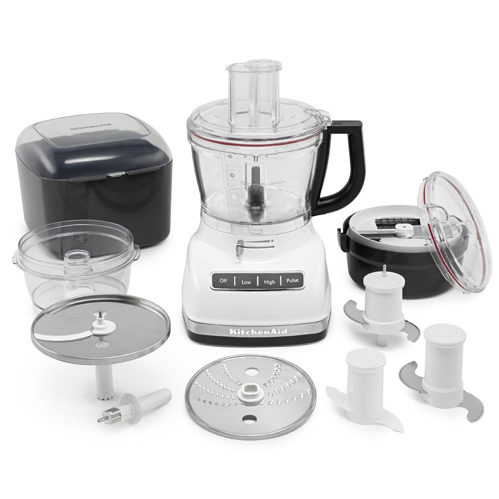 KitchenAid KFP1466WH White 14-cup Food Processor with Commercial