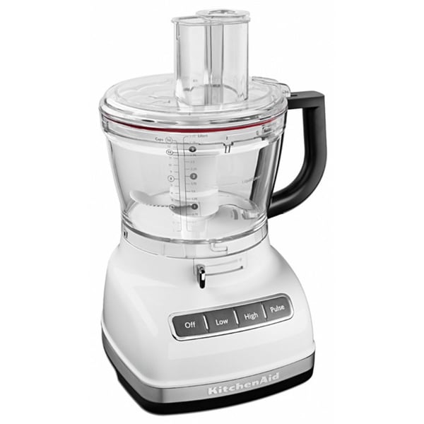 White Kitchenaid kitchenaid kfp1466wh white 14-cup food processor with commercial White Kitchenaid kitchenaid kfp1466wh white 14-cup food processor with commercial