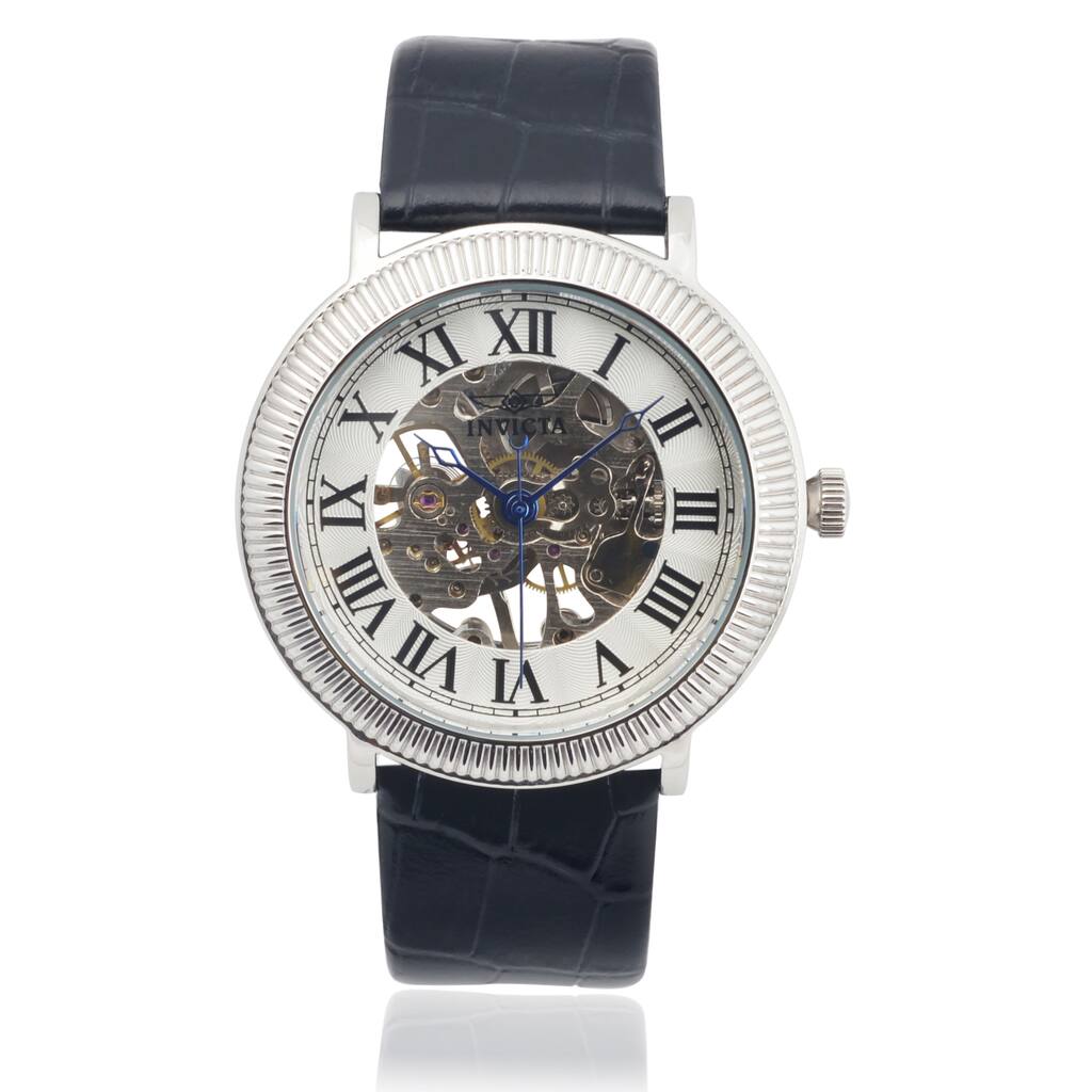 Invicta Men's 17243 Genuine Leather 'Specialty' Mechanical Watch