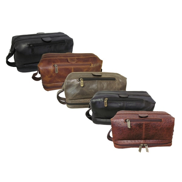 Amerileather Cosmetic Toiletry Bag with Bonus Accessories
