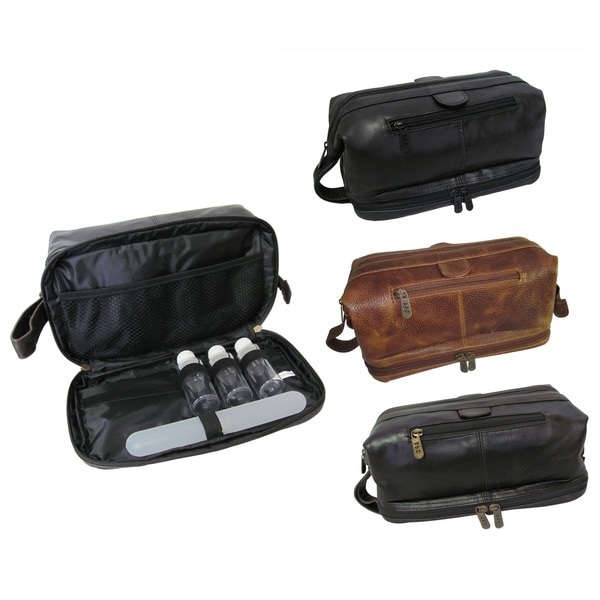 Amerileather Toiletry Bag with Bonus Accessories