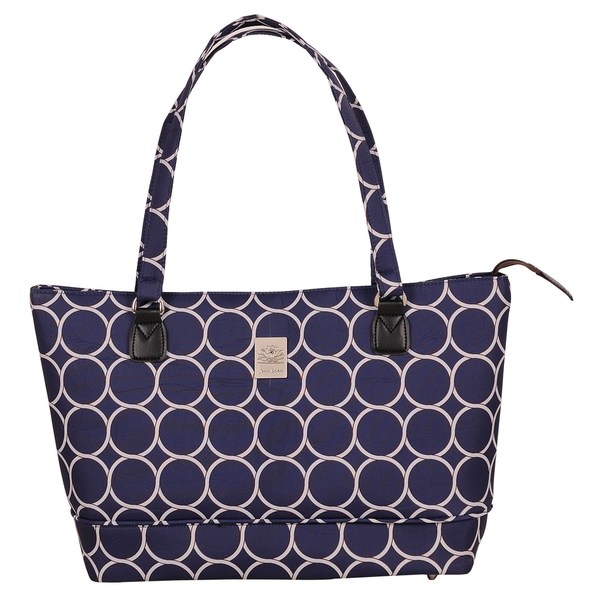 Shop Jenni Chan Aria Park Avenue Navy 15inch Laptop Tote Free Shipping Today