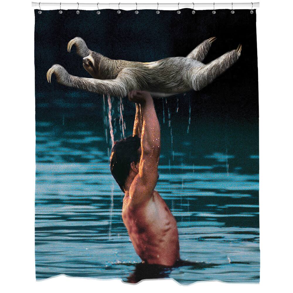 Dirty Dancing Sloth Shower Curtain