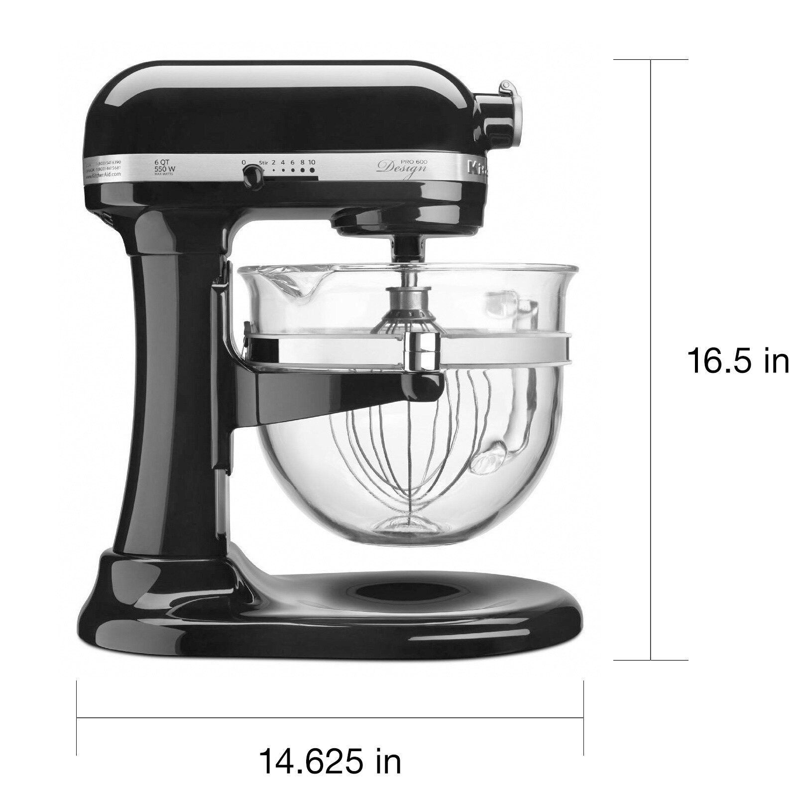 KitchenAid KF26M2COB Onyx Black 6-Quart Bowl-Lift Pro 600 KitchenAid KF26M2COB Onyx Black 6-Quart Bowl-Lift Pro 600