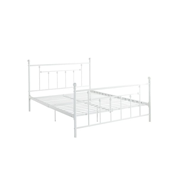 White Metal Bed Frames dhp manila white metal bed frame - free shipping today - overstock White Metal Bed Frames dhp manila white metal bed frame - free shipping today - overstock