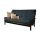 preview thumbnail 4 of 15, Porch & Den DeSoto Hardwood/ Suede Queen-size Futon Set
