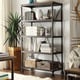 preview thumbnail 3 of 8, Nelson Industrial Modern Rustic 40-inch Bookcase by iNSPIRE Q Classic