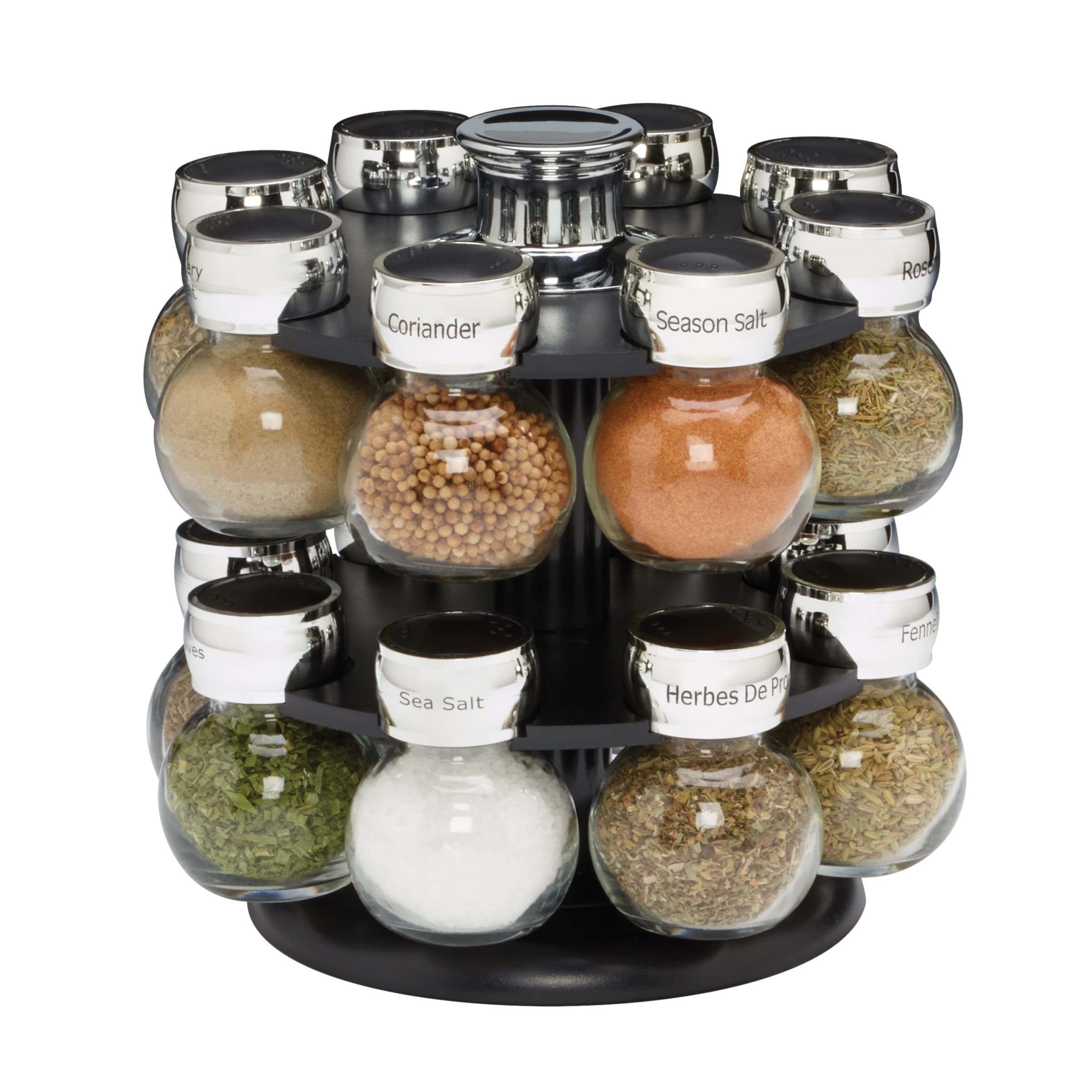 Набор для специй Kitchen 16 Jars Spice Rack
