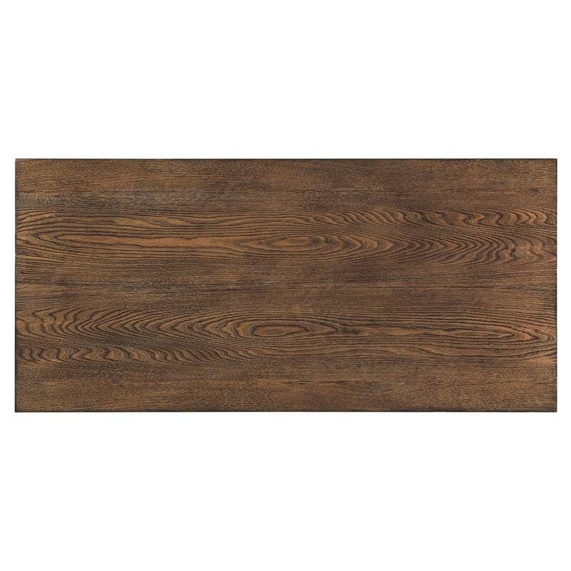 Nelson Industrial Modern Rustic Storage Desk by iNSPIRE Q Classic