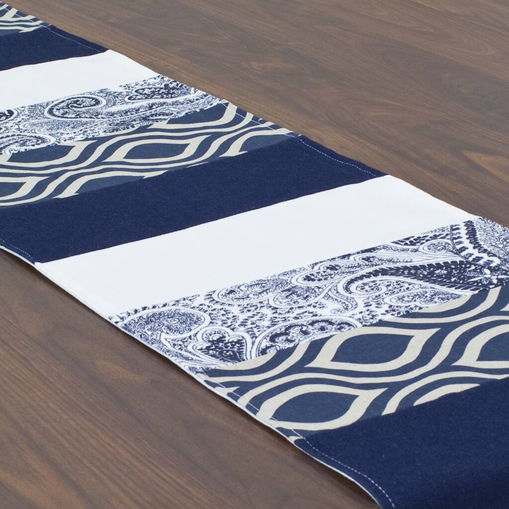 Nichole Premier Navy 13.5 x 72-inch Table Runner