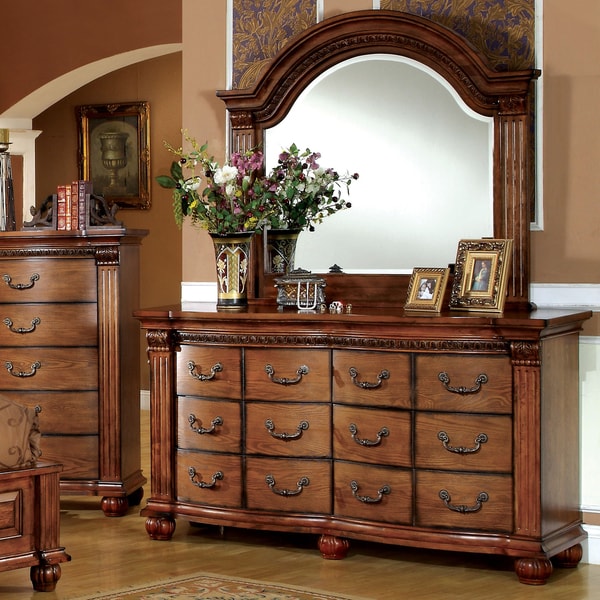 Bedroom Sets Traditional Style furniture of america traditional style 4-piece antique tobacco oak Bedroom Sets Traditional Style furniture of america traditional style 4-piece antique tobacco oak