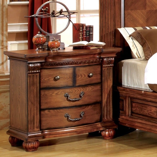 Bedroom Sets Traditional Style furniture of america traditional style 4-piece antique tobacco oak Bedroom Sets Traditional Style furniture of america traditional style 4-piece antique tobacco oak