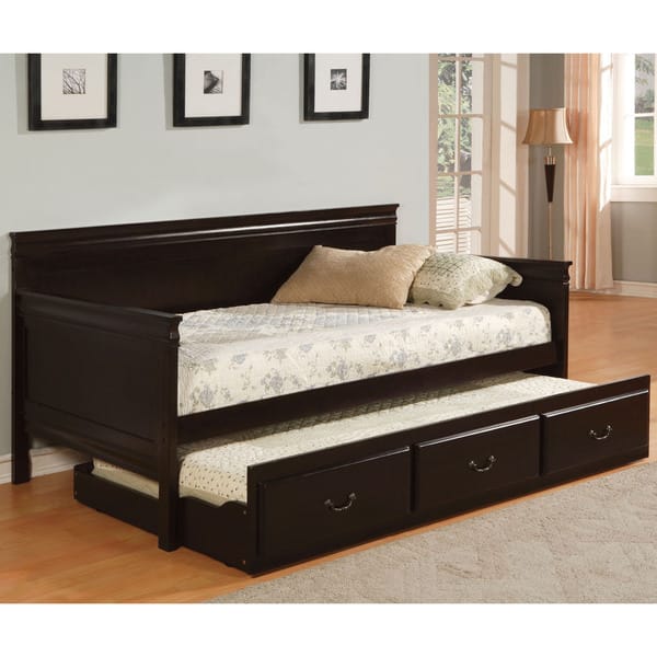 Furniture of America Hosa Traditional Twin Platform Daybed with 