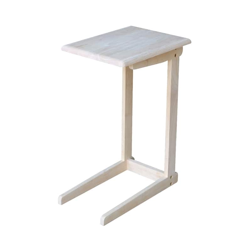 Unfinished Solid Parawood Sofa Server Table