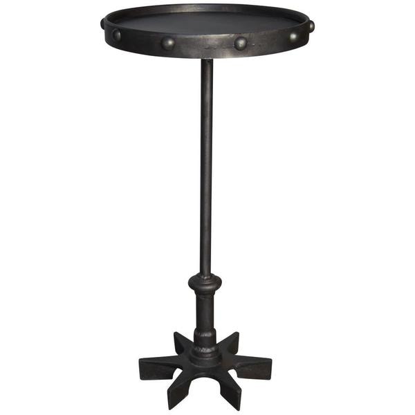 Biddy Small Designer Metal Side Table - Overstock - 9253176