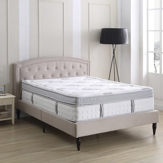 Top Product Reviews For Classic Brands Summerville Hybrid 14 Inch Eurotop Mattress White 9253642 Overstock