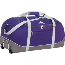 Shop High Sierra Wheel-N-Go Purple/Charcoal 24-inch Rolling Duffel Bag - Overstock - 9259371