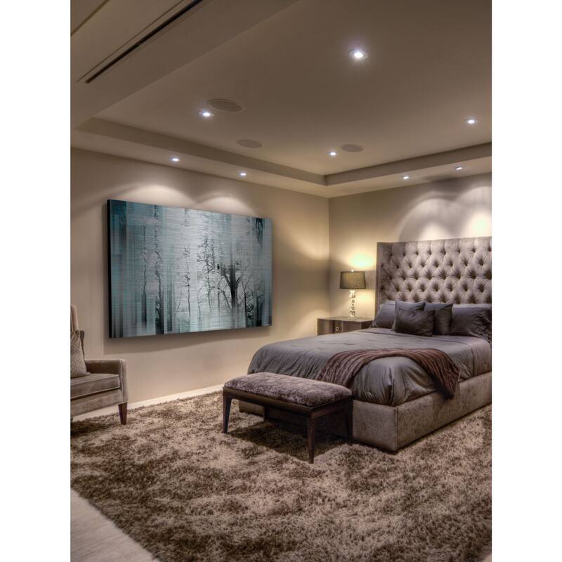Parvez Taj 'Wild Trees' Painting Print on Brushed Aluminum
