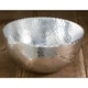 preview thumbnail 1 of 1, Large Hammered Aluminum Petal Bowl