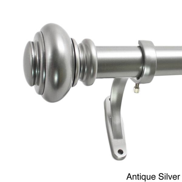 Shop Decopolitan Urn 36 To 72 Inch Adjustable Curtain Rod Free