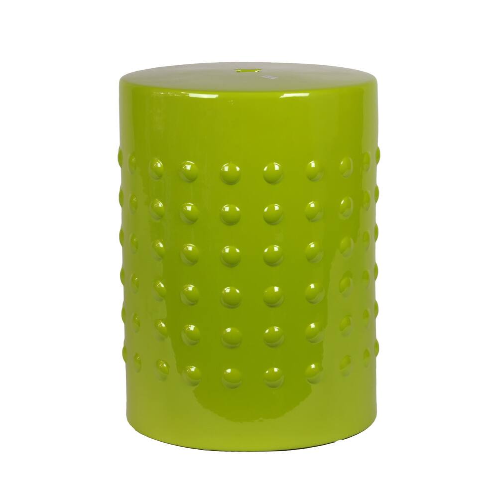 Green Ceramic Stool