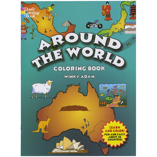 Dover Publications Around The World Coloring Book   16427898