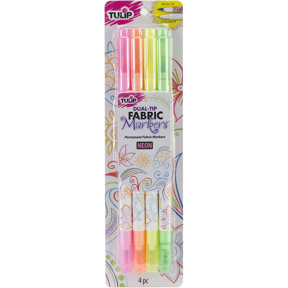 Tulip Brush Tip Fabric Markers