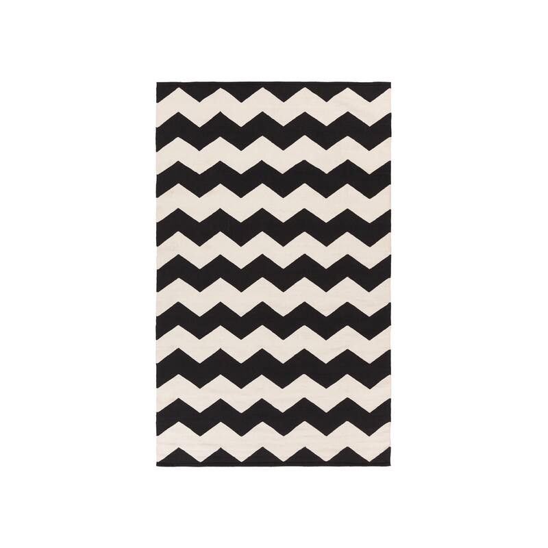 Hand-Woven Macy Chevron Cotton Rug
