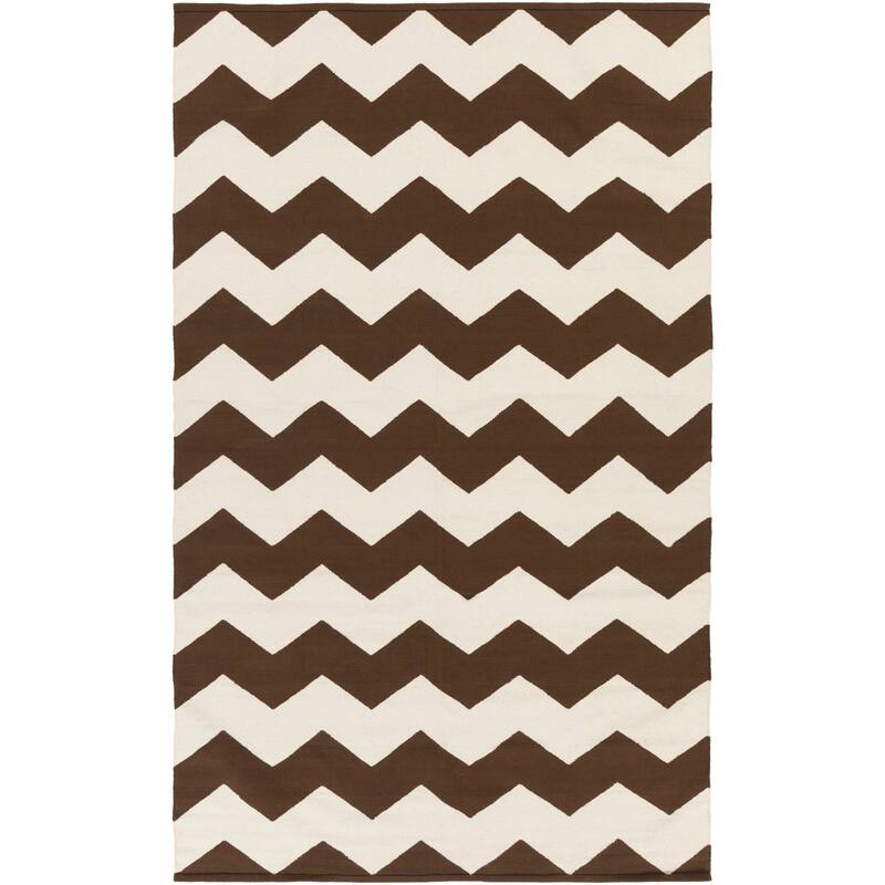 Hand-Woven Macy Chevron Cotton Rug