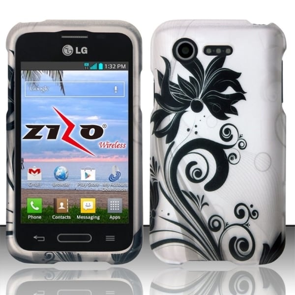 BasAcc Dust Proof Rubberized Hard Case for LG Optimus Zone 2 VS415PP