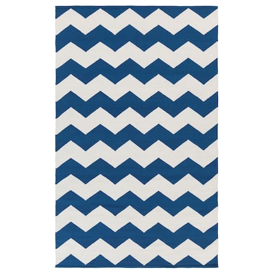 Hand-Woven Macy Chevron Cotton Rug