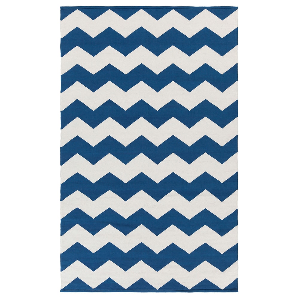 Hand-Woven Macy Chevron Cotton Rug