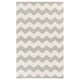 preview thumbnail 1 of 33, Hand-Woven Macy Chevron Cotton Rug - 9' x 12' Grey/Ivory