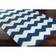preview thumbnail 28 of 33, Hand-Woven Macy Chevron Cotton Rug - 9' x 12'