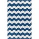 preview thumbnail 27 of 33, Hand-Woven Macy Chevron Cotton Rug - 9' x 12'