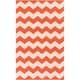 preview thumbnail 30 of 33, Hand-Woven Macy Chevron Cotton Rug - 9' x 12'
