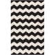 preview thumbnail 10 of 33, Hand-Woven Macy Chevron Cotton Rug - 9' x 12'