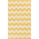 preview thumbnail 20 of 33, Hand-Woven Macy Chevron Cotton Rug - 9' x 12' Yellow
