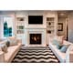 preview thumbnail 8 of 33, Hand-Woven Macy Chevron Cotton Rug - 9' x 12'