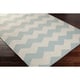 preview thumbnail 15 of 33, Hand-Woven Macy Chevron Cotton Rug - 9' x 12'
