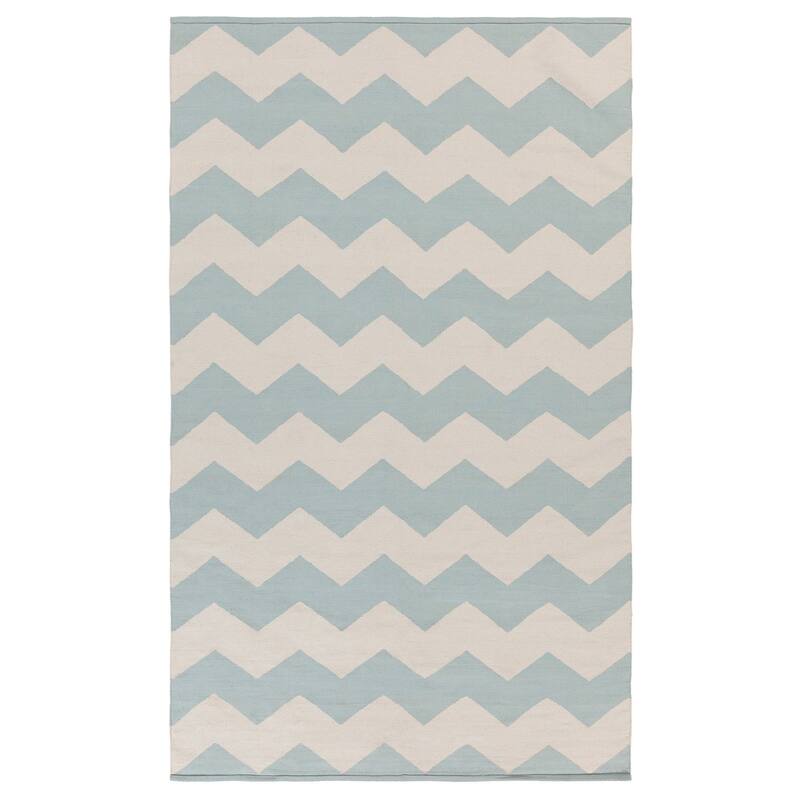 Hand-Woven Macy Chevron Cotton Rug
