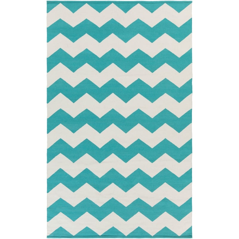 Hand-Woven Macy Chevron Cotton Rug