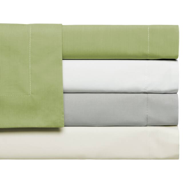 350 Thread Count Cotton Percale 3-piece Oversize Duvet Cover Set