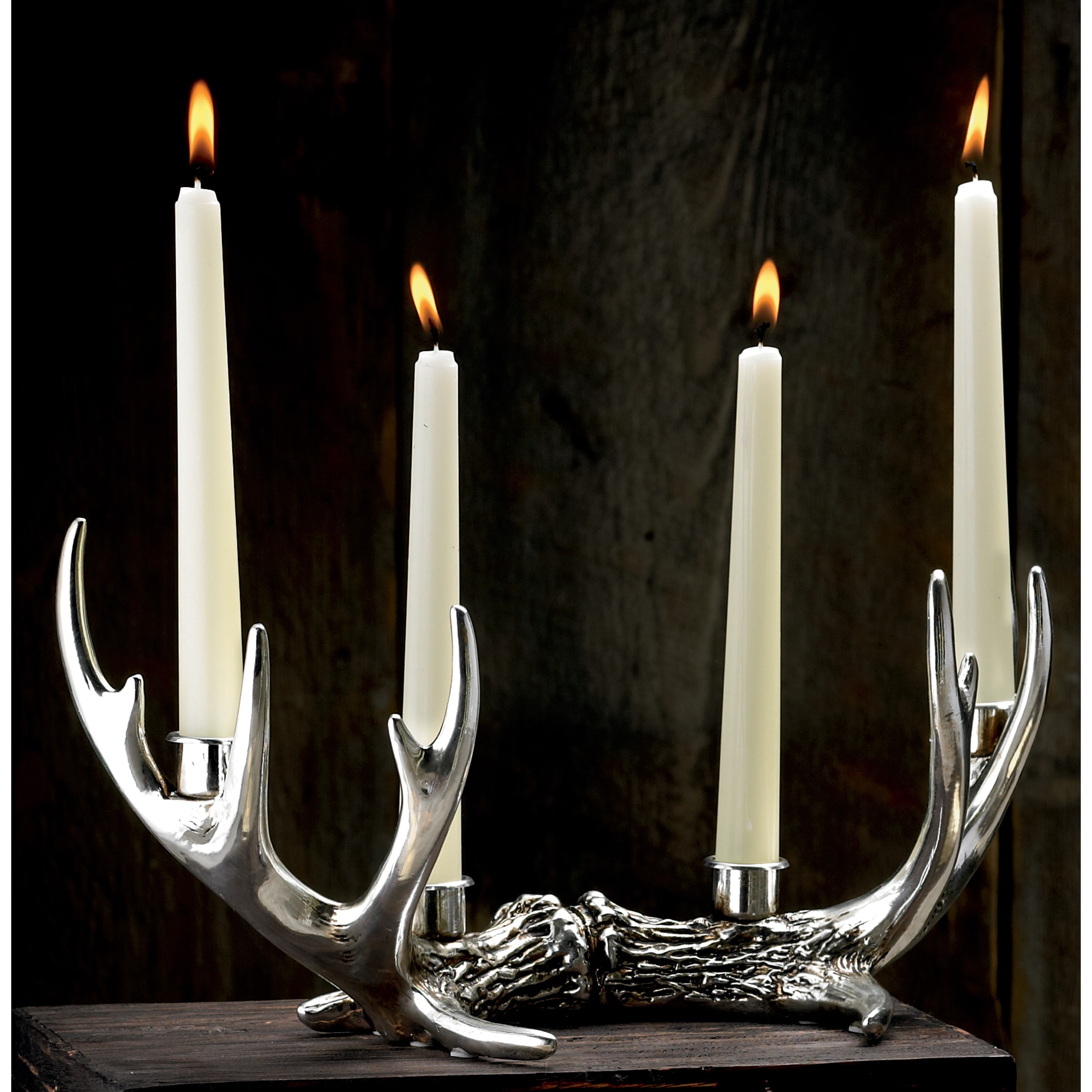 Shop 14point Antler Candle Holder Free Shipping Today Overstock