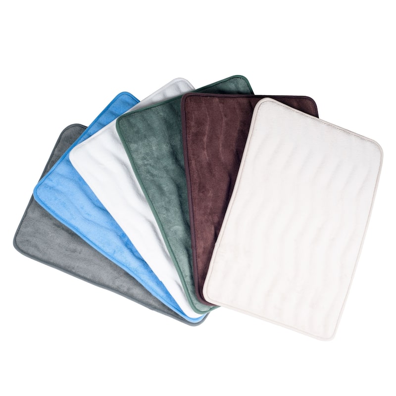 Windsor Home Soft Memory Foam Bath Mat 2-piece Set