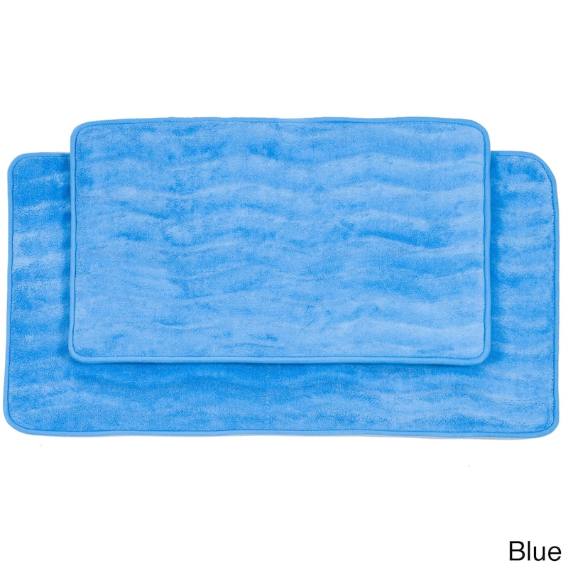 Windsor Home Soft Memory Foam Bath Mat 2-piece Set